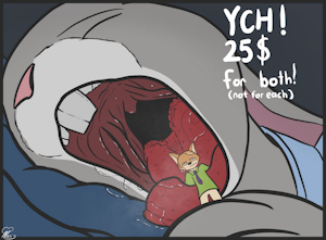 Big maw (YCH) by MacroMousie