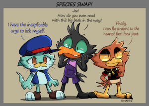 What if Species Swap? by KAZOKO