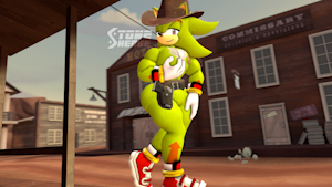 Dewian Cowboy Strutting It - (2024) by StoneHedgeART