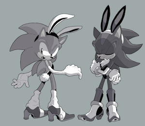 Sonic bunnies by ArborialRodent