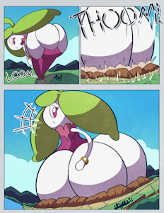 Giant Steenee Renae Smushes Tiny City! (Commissioned) Aluken by Taomaiko