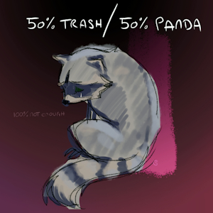 Trash Panda by SensitiveScales