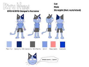 Ryu Nyan, My fursona by MarinoTheSuccubus