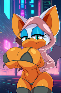 Cyberpunk Rouge by MobianMonster