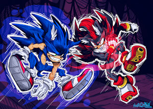 Sonic x Shadow (Film and Generations ehehe) by Mimy92Sonadow