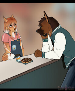 Kai and Thomas at Bee-cafe by Angellsview3