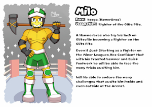 Milo - The Wrestler HammerBros by ToritoMoo