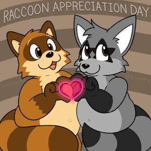 Raccoon Appreciation Day by Nishi