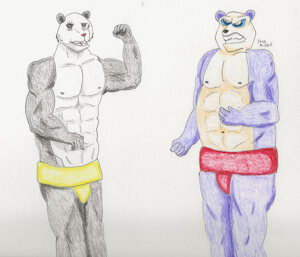 *REQUEST* Sumo Gouhin vs. Panda King by JakeMichael