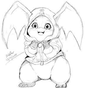 Sketch 259 - Patamon by WinickLim