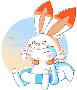 That rabbit who could not be your starter pokemon. by Ainis