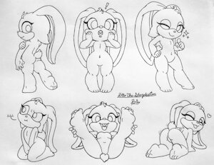 Chunky Cream The Rabbit doodles by PilloTheStar