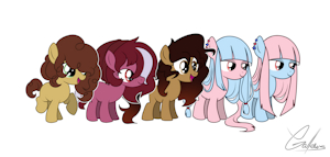 MLP Breakfast Family by Gallows