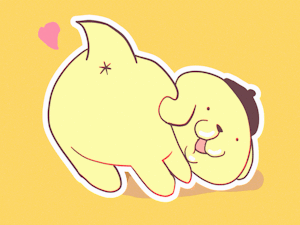 Pompompurin butt tease! :3 by PillowMonster