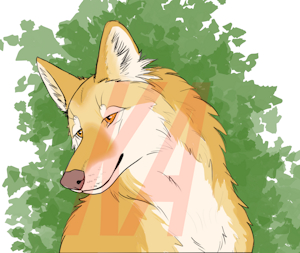 Golden Wolfdog by Espressothefosky