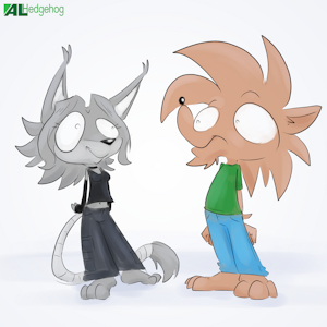 Goofus Al and Kai by alhedgehog