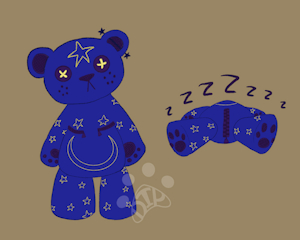 Night Sky Plush by littl3dipp