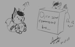 Should I open comissions?? by FawkesFox