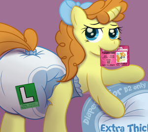 Licensed for thicker diapers by DiaperedPony