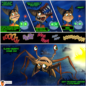 Ratchet & Clank: The Thing From Another Level pg1 by Kanada