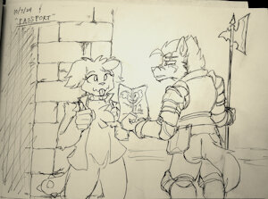 Inktober2024 - 7-Passport by revertigo