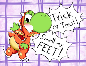 Yoshi Halloween costume! by Gnartastic