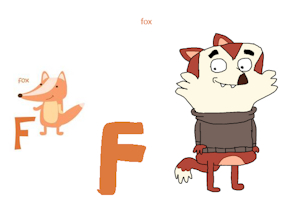 Roy Fox in F is for Fox of Animal Alphabet #3 by KiffAndFriends