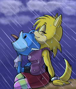 Hangin' out in the Rain by Fours