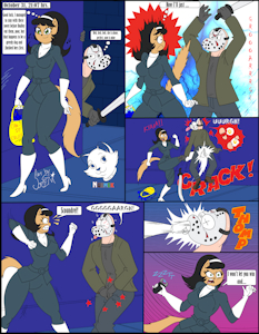 Halloween Comic: Kitty Katswell mystery to order (color) by NuemekColor