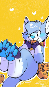 Paw cookie cat! by DouglasCat