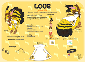 Love [Pokesona] ☆ Reference Sheet ☆ by lovespell