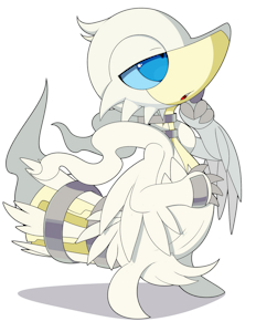 Reshiram Snivy by Tricksta