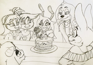 Violet’s birthday by KrystalTentacion