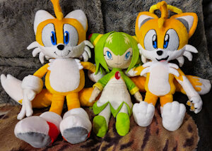 Cosmo X Evolved Tails Plushies by Shadowultd