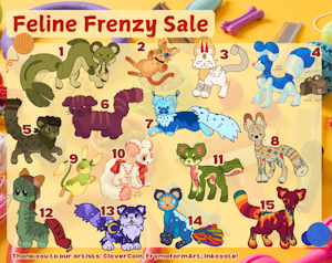 Feline Frenzy Sale by Flipside