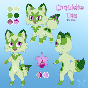 Orquidea the Sprigatito OC by JMLuxro