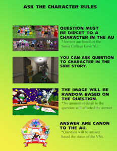 Ask the Cast Questions Rules by galestar01