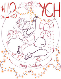 CHRISTMAS YCH - open by Rindewoo