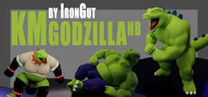 [Model Release] KM Gozilla HB [Blender/SFM/VRC] by irongut