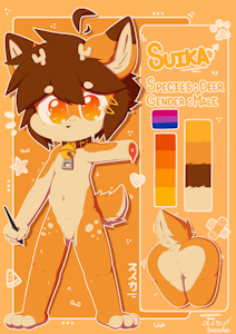 Suika Ref by SpookMakesArt