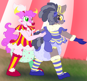 Clownin' Around *Commission* by PlinkiePoi