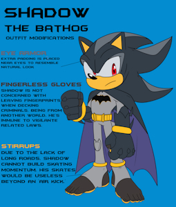 Hedgehog's Batsuit by MidnightMuser