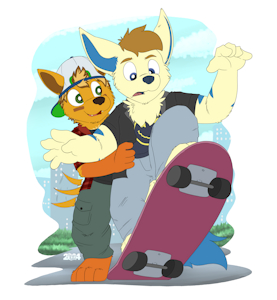 Skater bois? by tekunotheislandfen