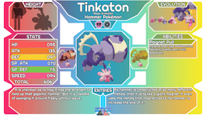 Mega Tinkaton dex by Ashley432