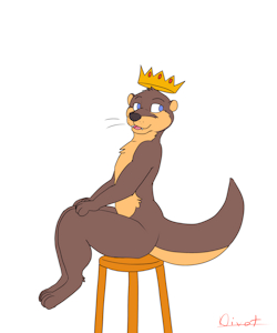 Otter King by PeachyOtter