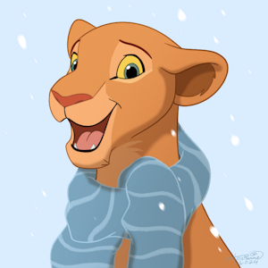 Nala with scarf by Tayarinne