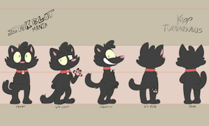 Kipp - character turnaround by Kippkatt