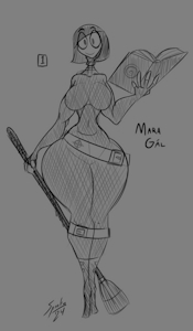 Spooky Draws - Mara Gál by GrayscaleRain