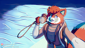 Ready to Dive IN!!! Scout the Red Panda Scuba-Diving x3 by Cachuchas