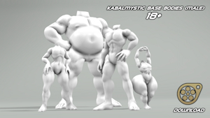 KabalMystic Base Bodies (Male) (12/20/24) by HiroshiSan